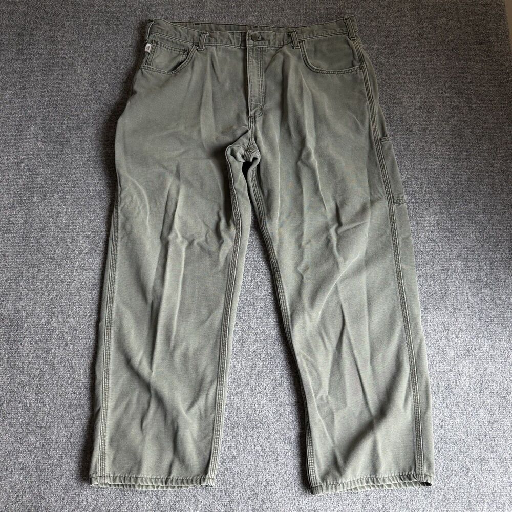 Carhartt FRB159-MOS FR Flame Resistant NFPA 2112 Work Pants Men’s 40x30 Moss